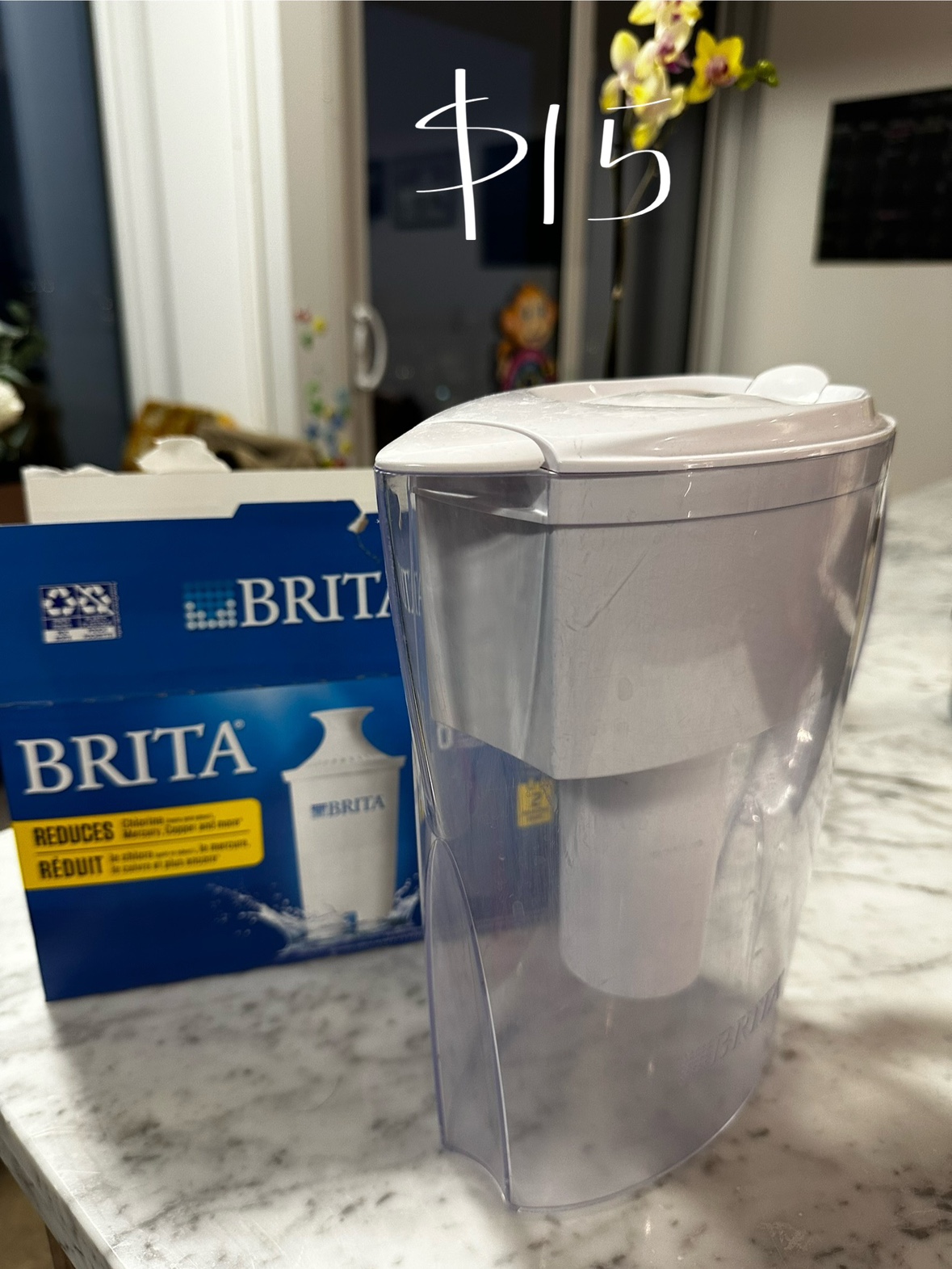 Brita water filter + sealed filters