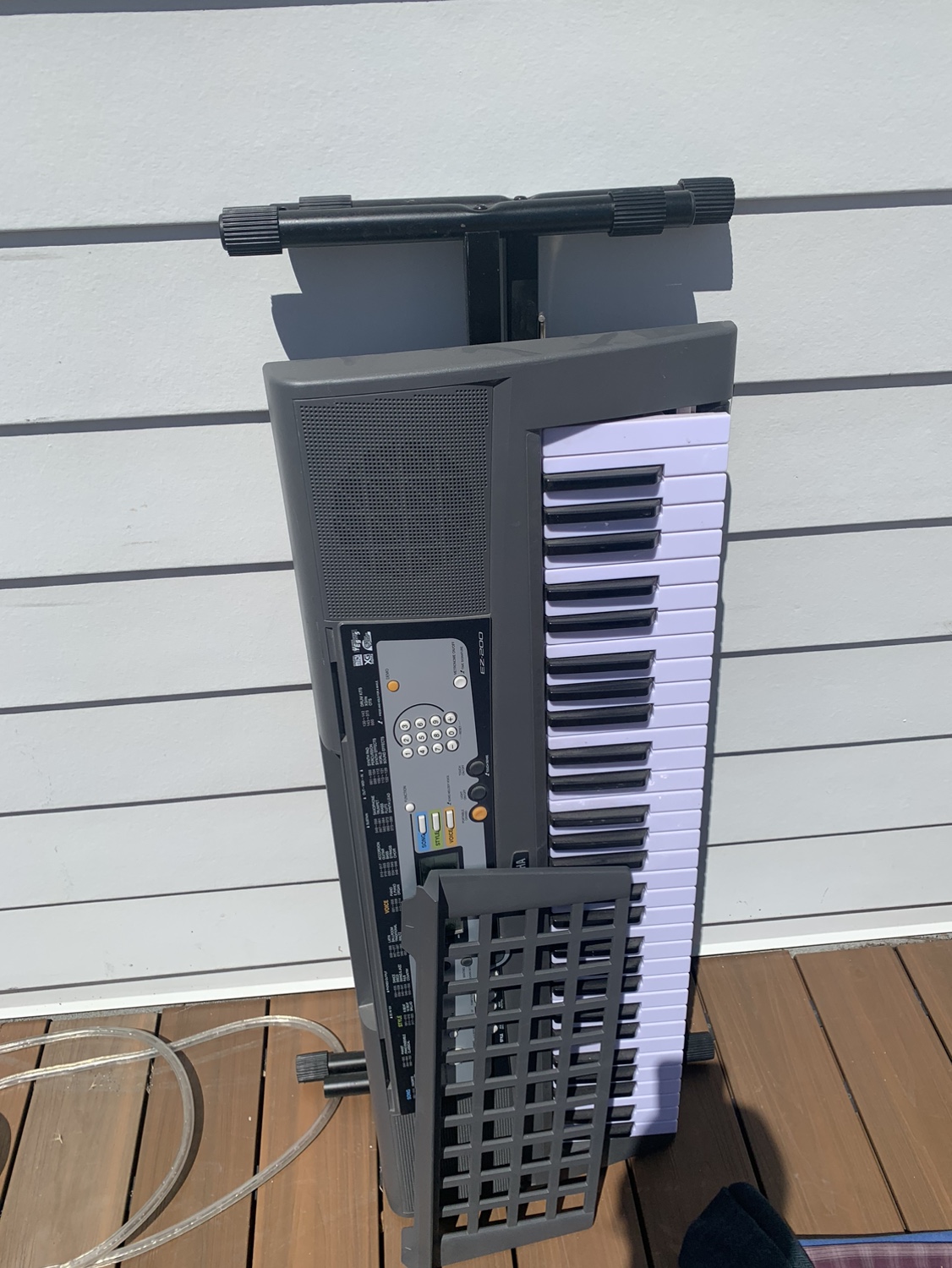 Keyboard with stand