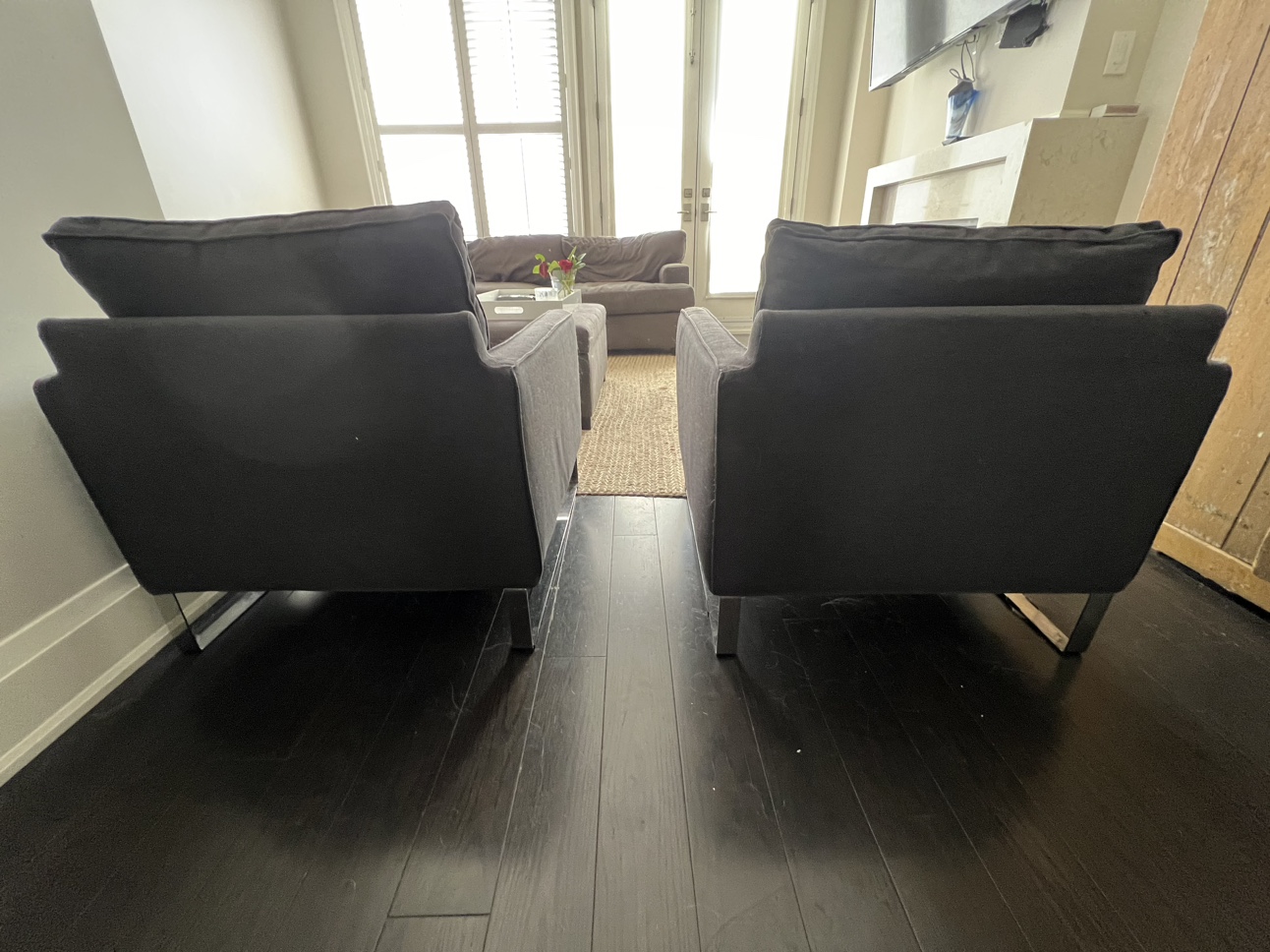 IKEA Mellby Gray Accent Chairs $200 for pair - photo 2