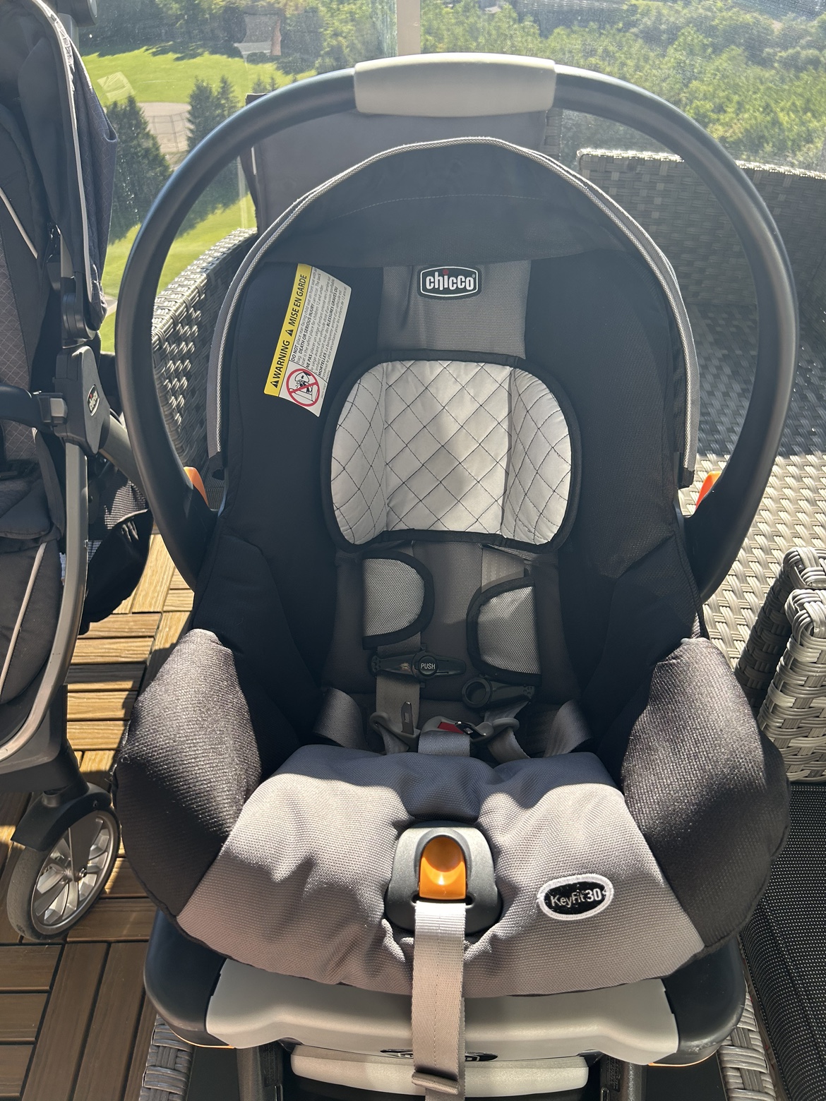 CHICCO BRAVO STROLLER WITH CAR SEAT - photo 3