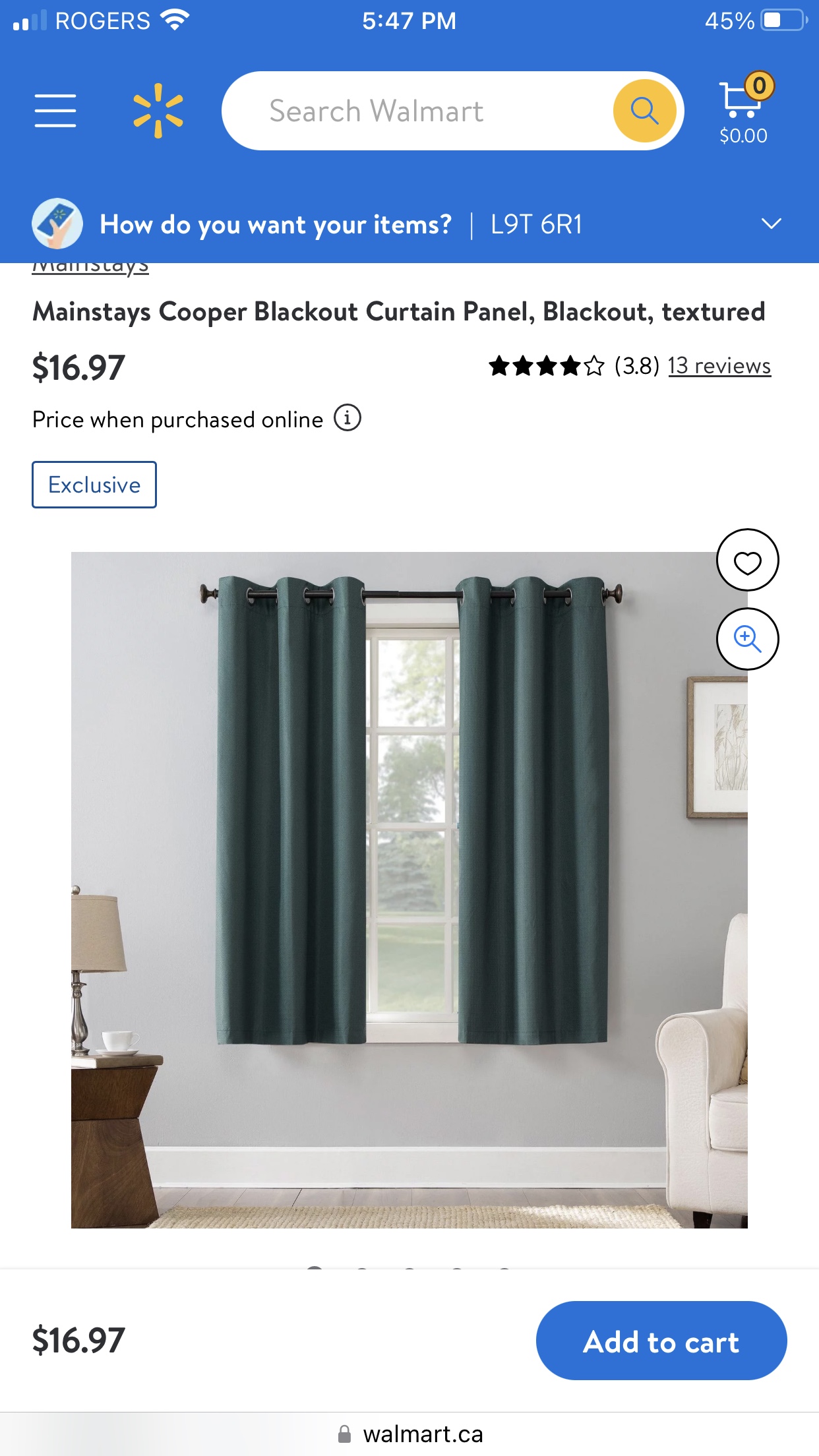 Black out curtains teal and aqua color*5