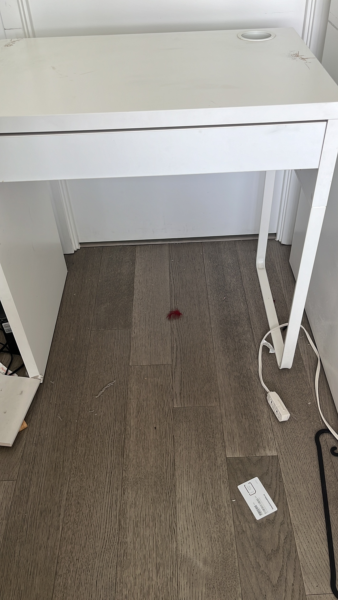 MICKE desk with drawer