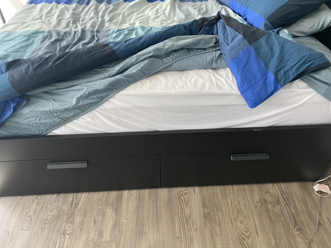 Full/Double Bed with Storage Drawers - photo 3