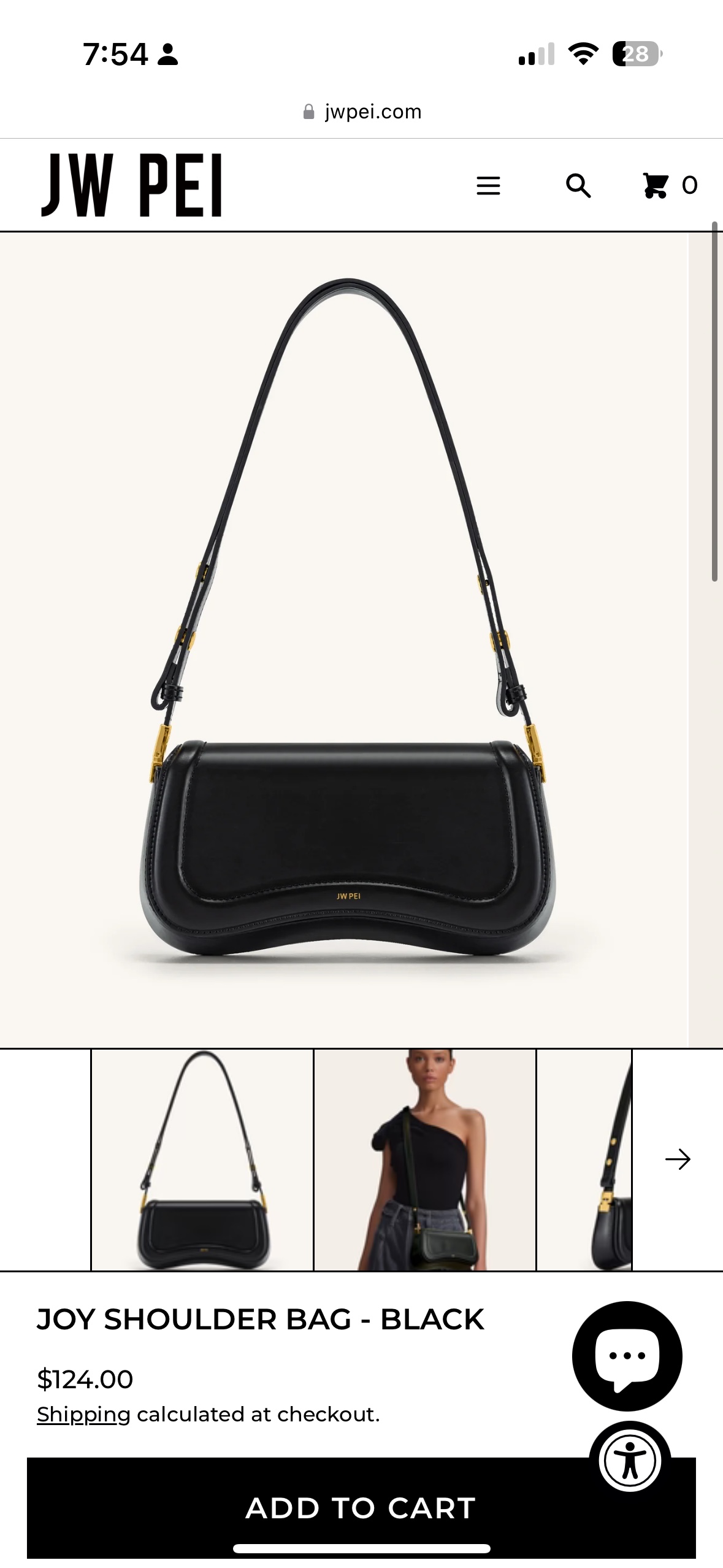 JW PEI JOY SHOULDER BAG black image indicator(5)