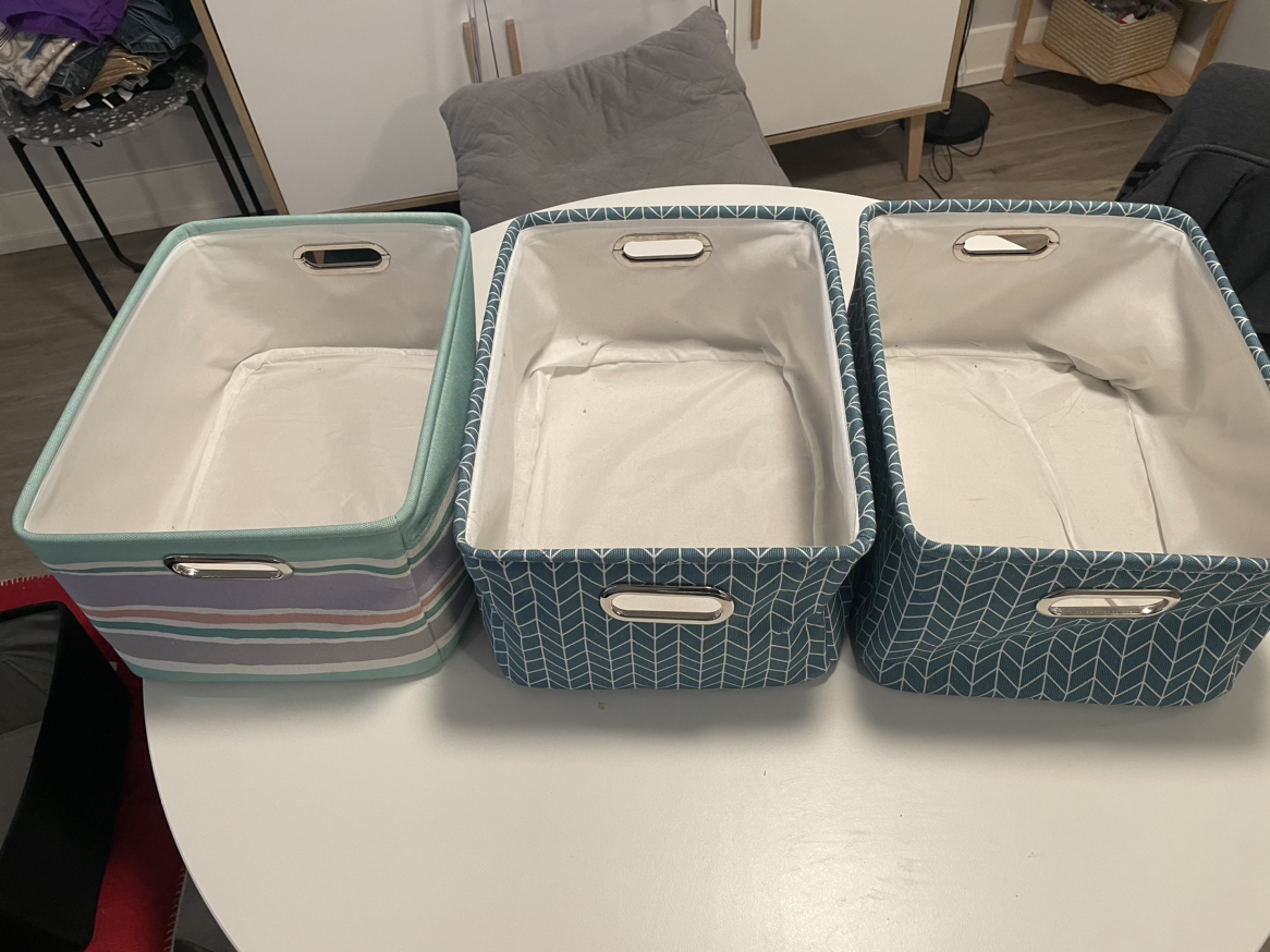 Storage Fabric Basket - 3 units - photo 2