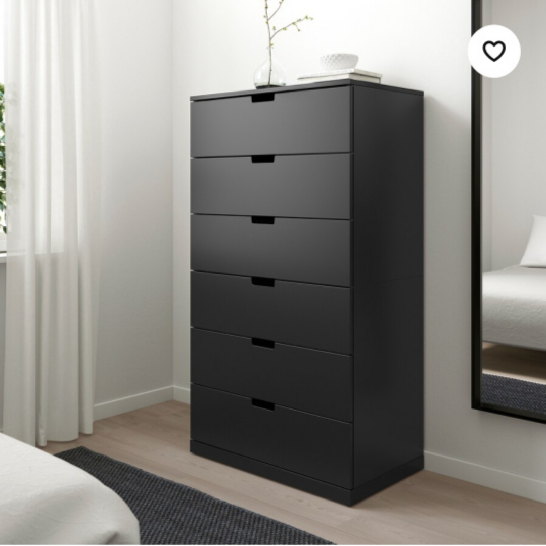 nordli ikea chest of 6 drawers - photo 4