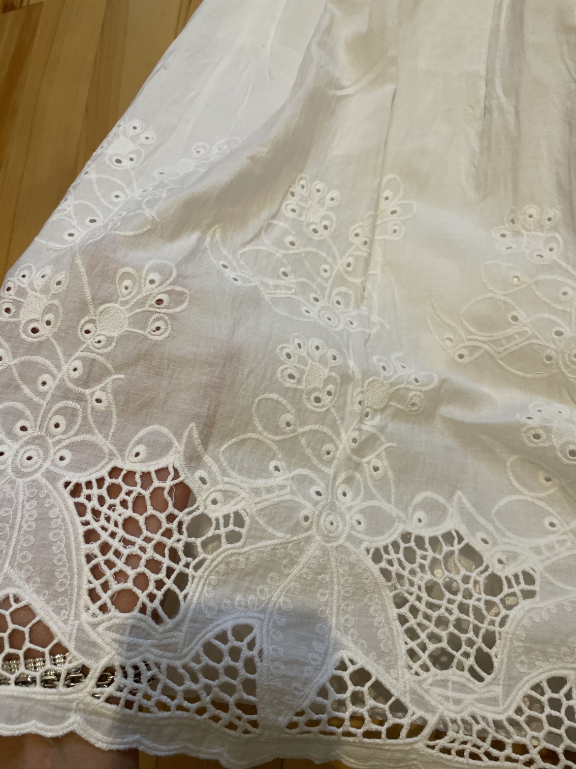 White summer cotton dress - photo 2