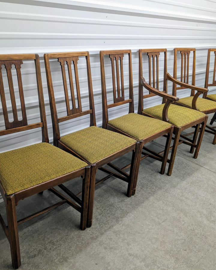Edwardian Mahogany Dining Chairs with Satin Finish thumbnail