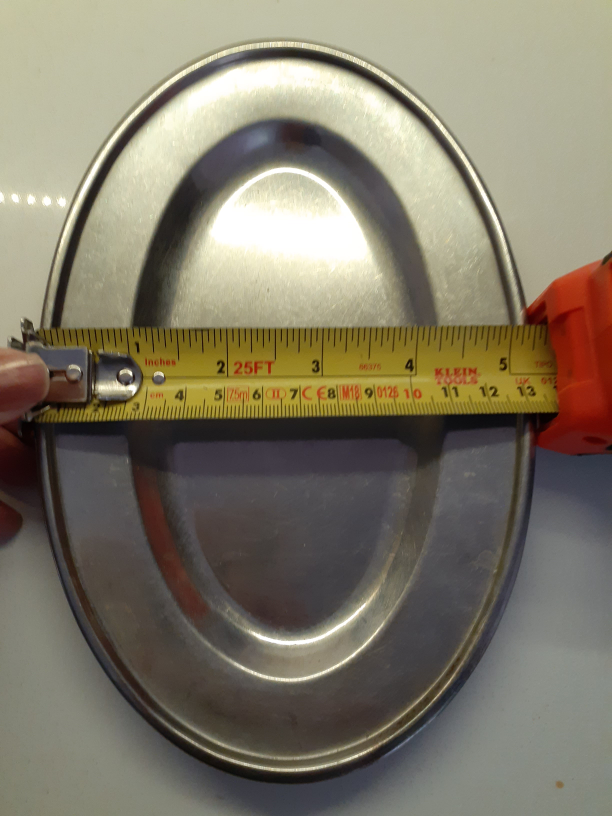 Vintage Stainless Steel Oval Dish/Olives dish image indicator(3)