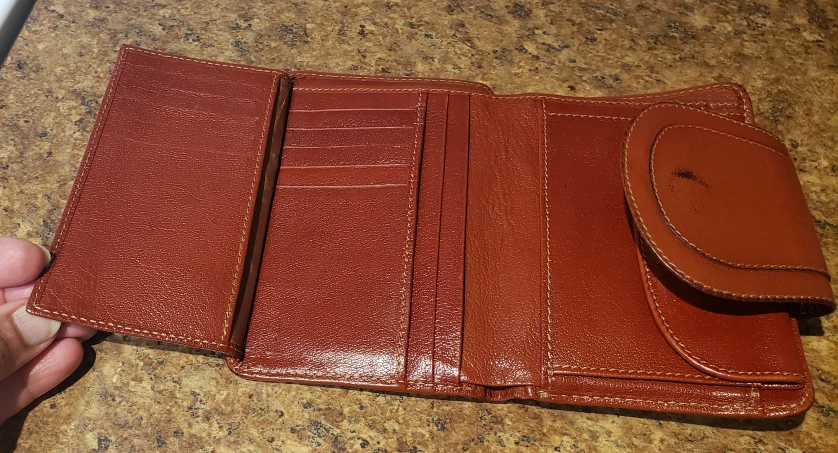 #freecycle Genuine leather wallet image indicator(5)