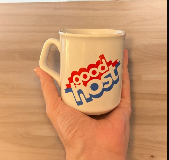 Vintage "good host" Iced Tea Set of 2 Mugs Restaurant Style image indicator(5)