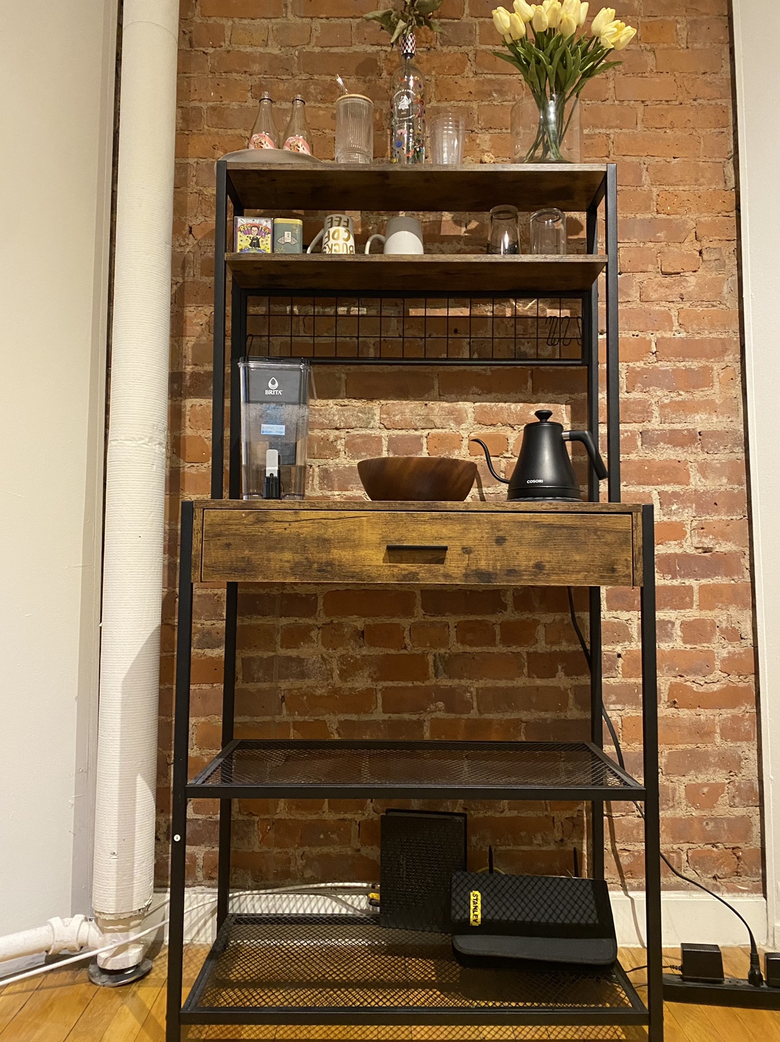 Living Room Stand with Drawer
