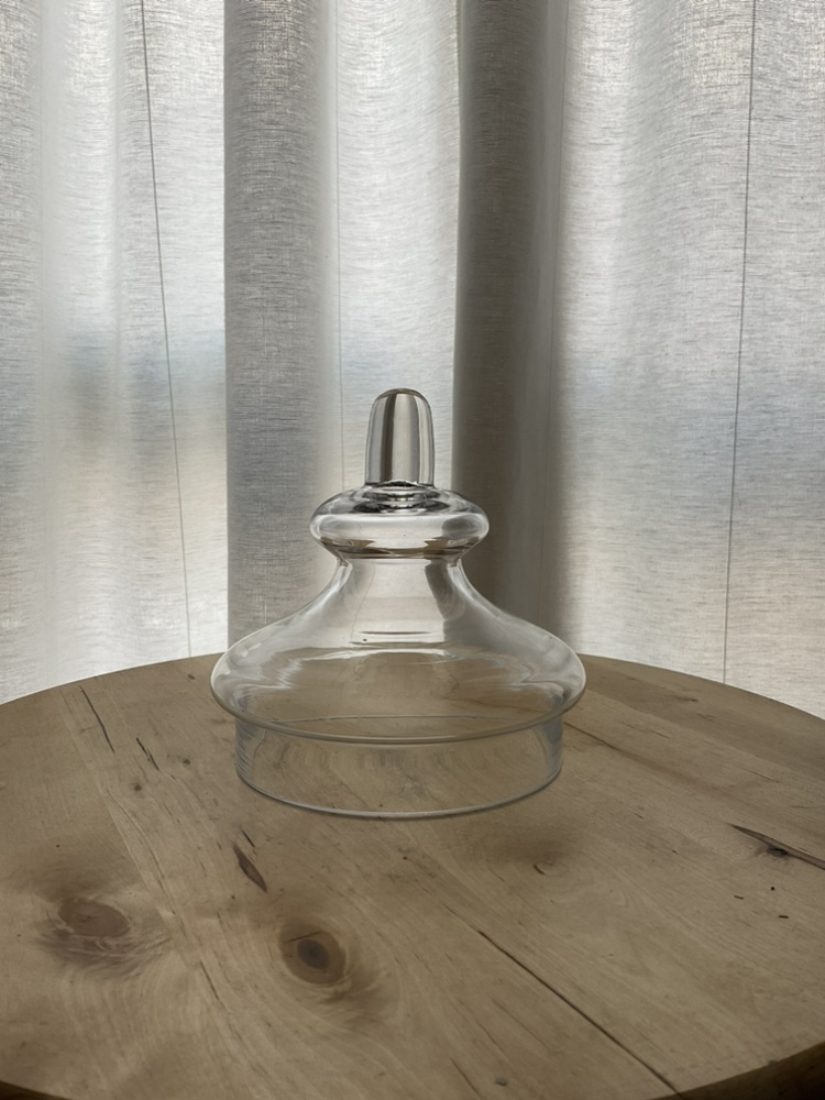 Glass apothecary jar and glass cloche - photo 4