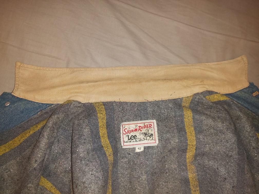 Vintage Men's Lee Storm Rider Denim Jacket Size 42 - photo 5