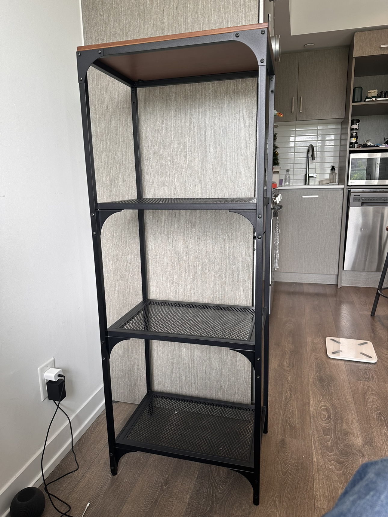 IKEA FJALLBO wood and Steel Shelf -Retail 100 - photo 3