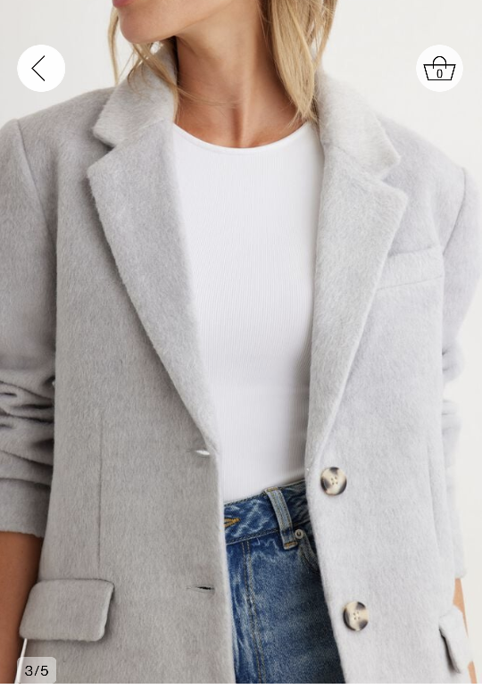 BNWT Dynamite Blazer Coat image indicator(3)