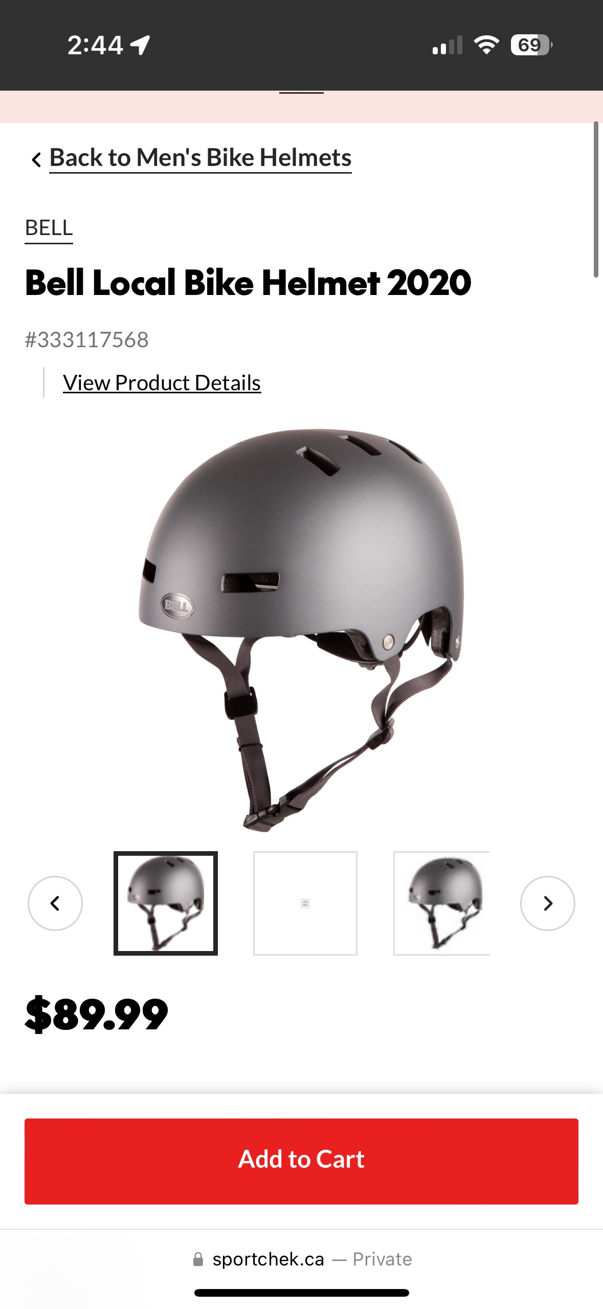 Bell black bike helmet- large - photo 4