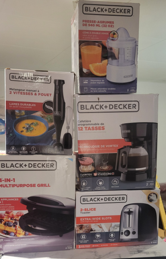 TOASTER-BLENDER-COFFEEMAKER-PRESSE AGRUMES-GRILL MULTI thumbnail