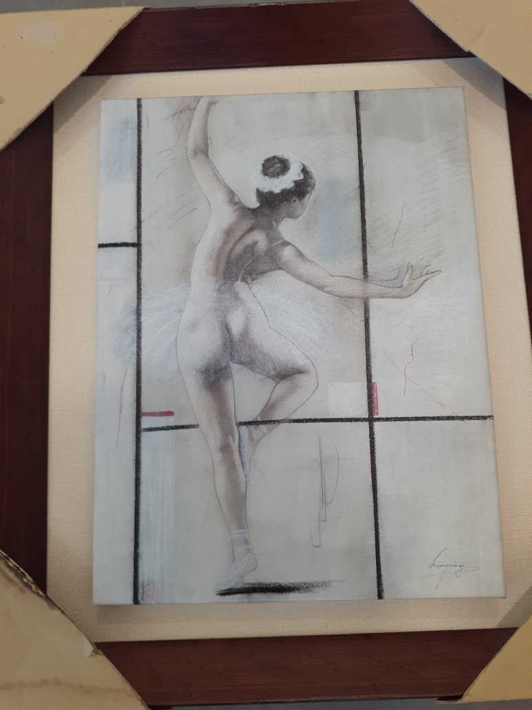 (BRAND NEW) Ballerina Wall Art image indicator(2)