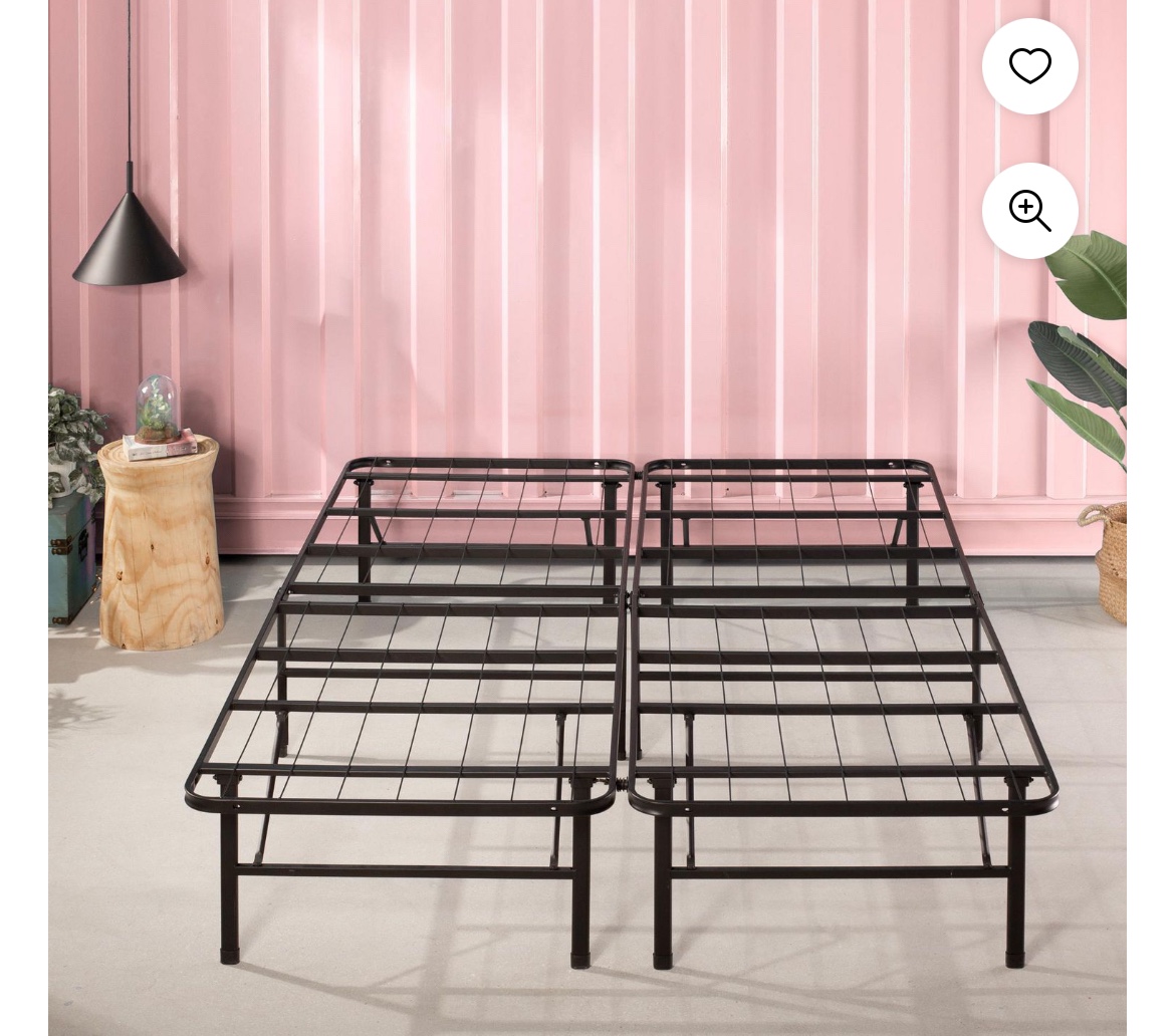 Zinus Metal Platform Bed Frame and  6 Inch Memory Foam Mattres - photo 2