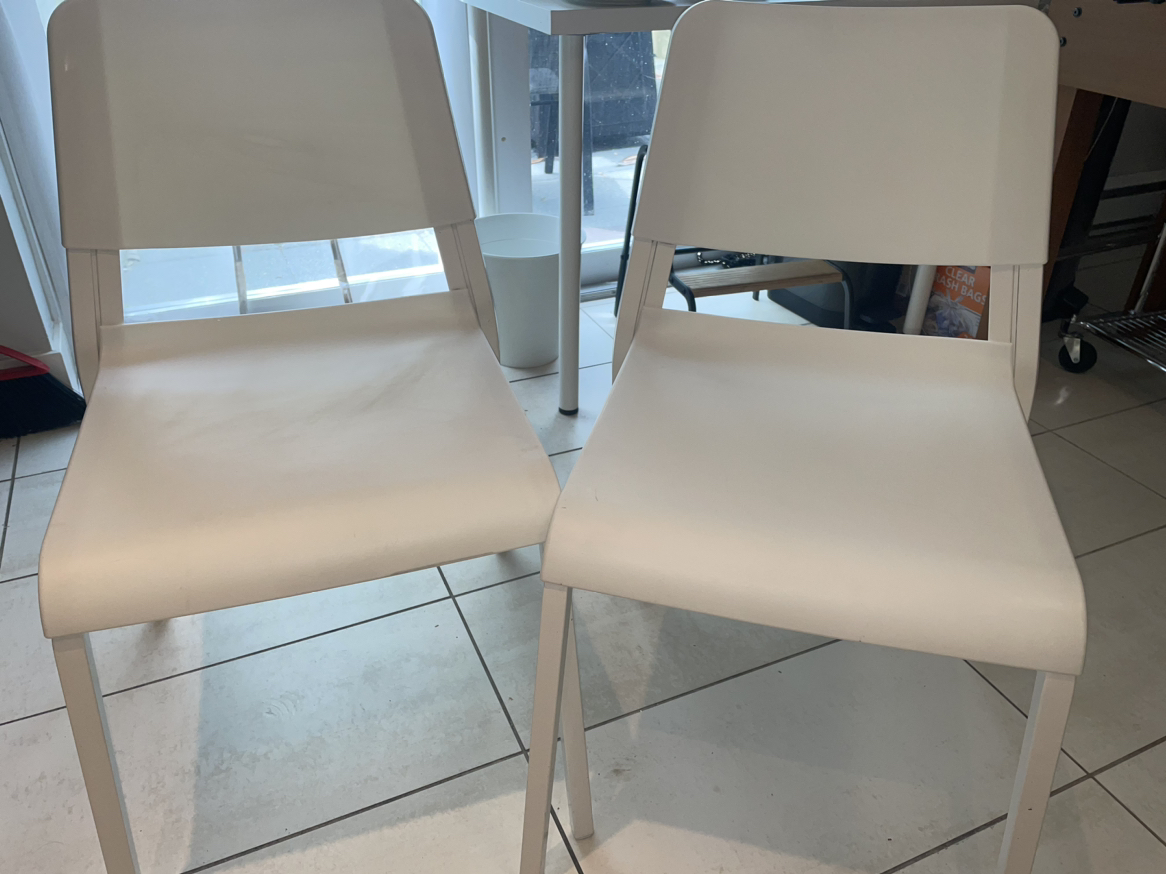 Ikea Chair white - 2 units