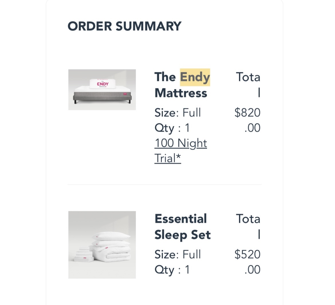Moving Sale✈️ : ENDY mattress & duvet - photo 4