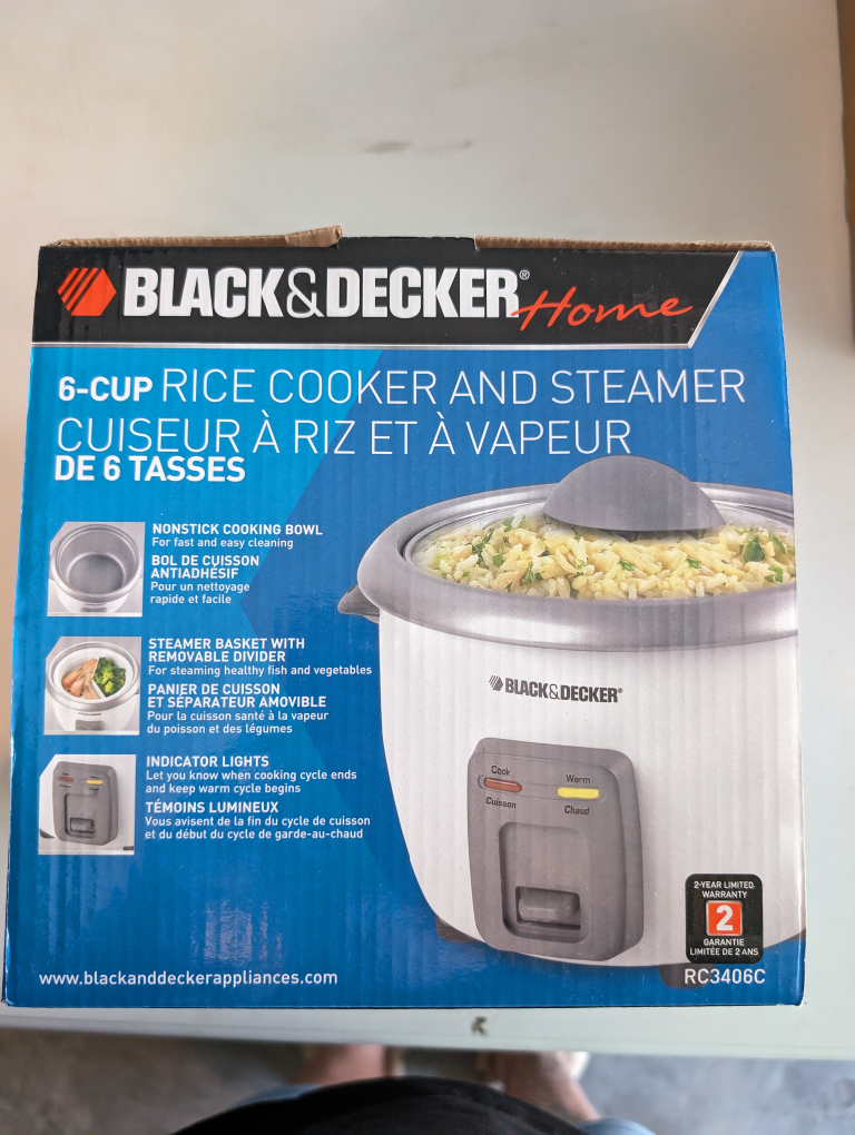 Black and Decker Rice Cooker - photo 2