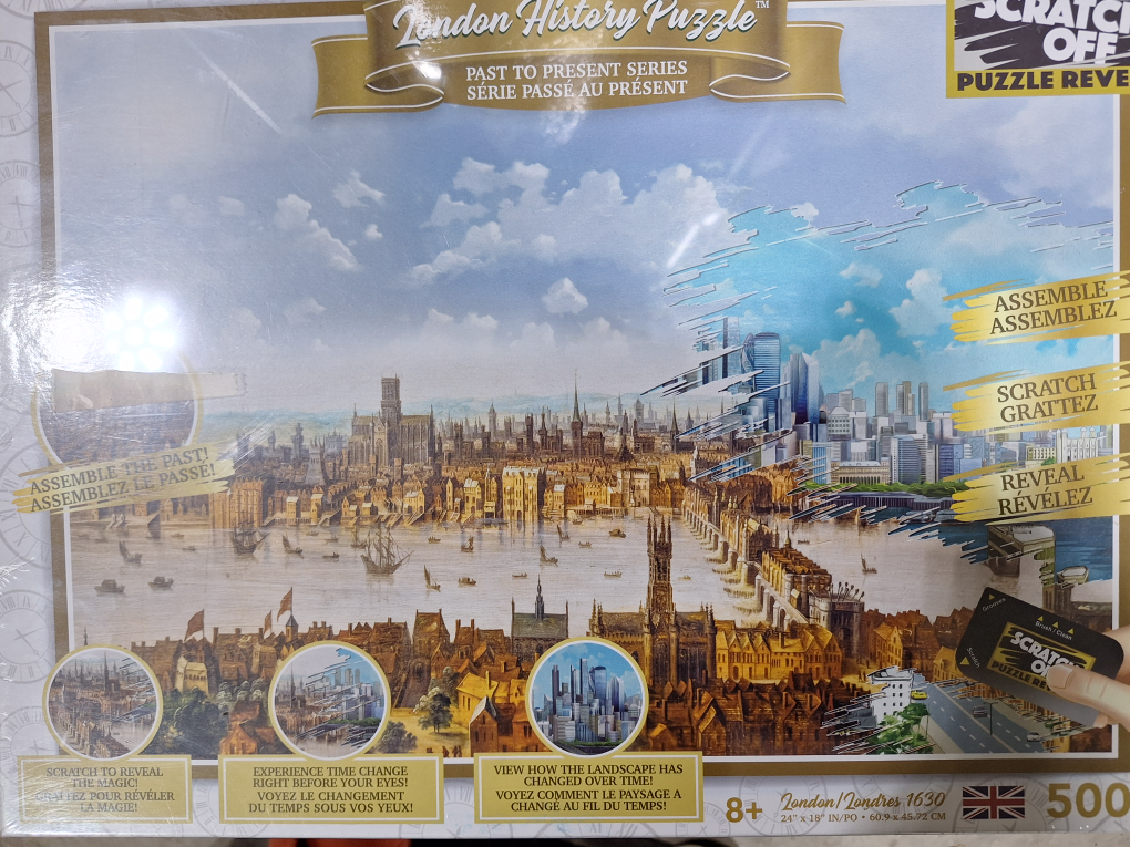 New in packaging Scratch off puzzle London thumbnail