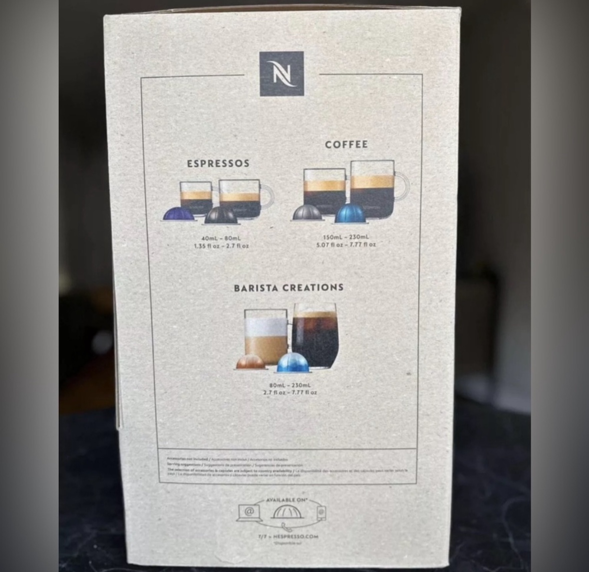 Nespresso VertuoPlus Coffee/Espresso Machine (Matte Black) - photo 2