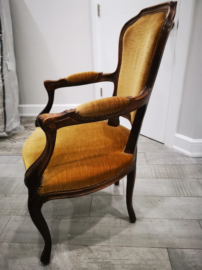 French Napoléon chair real wood - photo 4