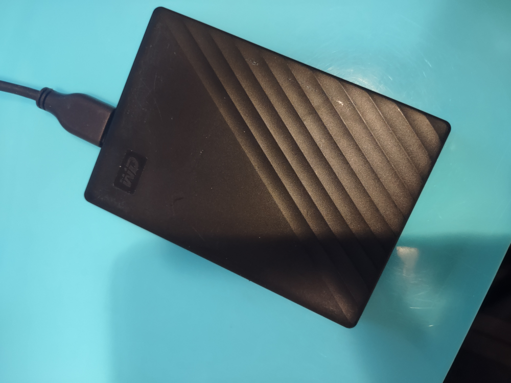 2 TB WD external hard drive