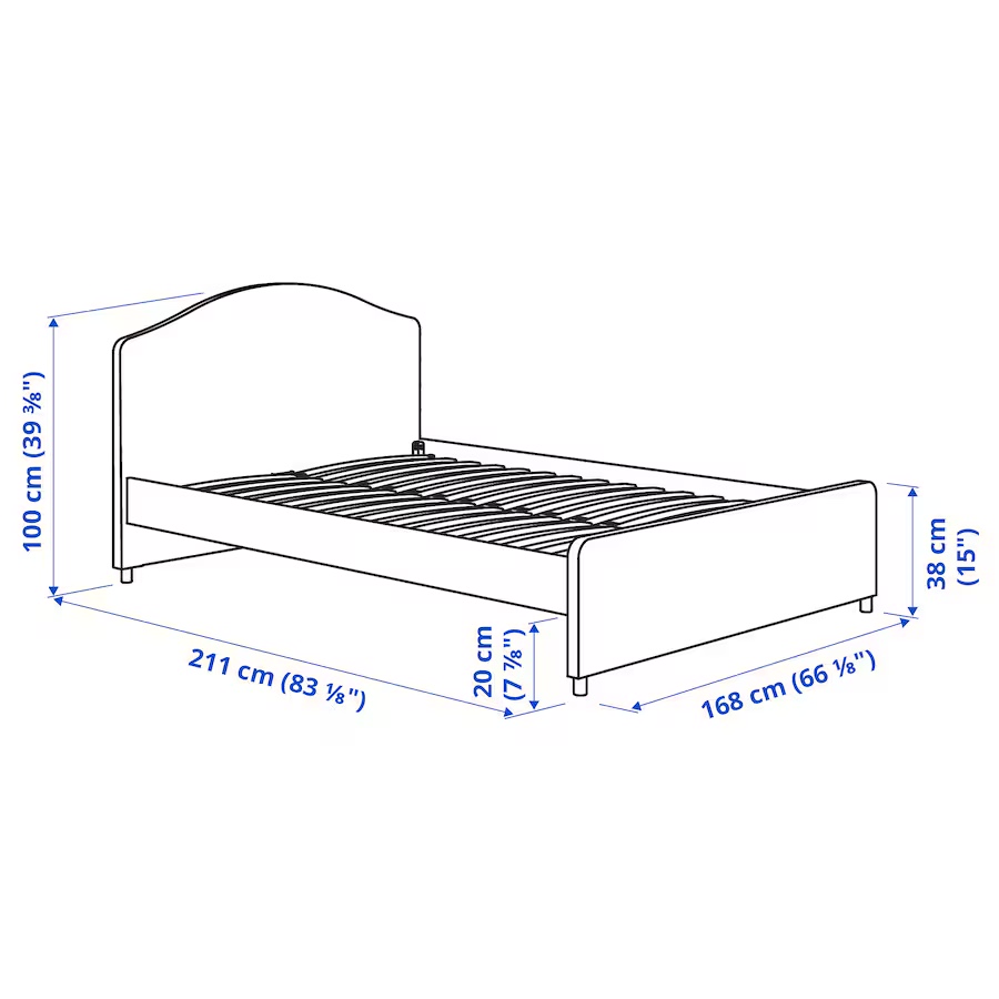 IKEA Queen bed frame - photo 3