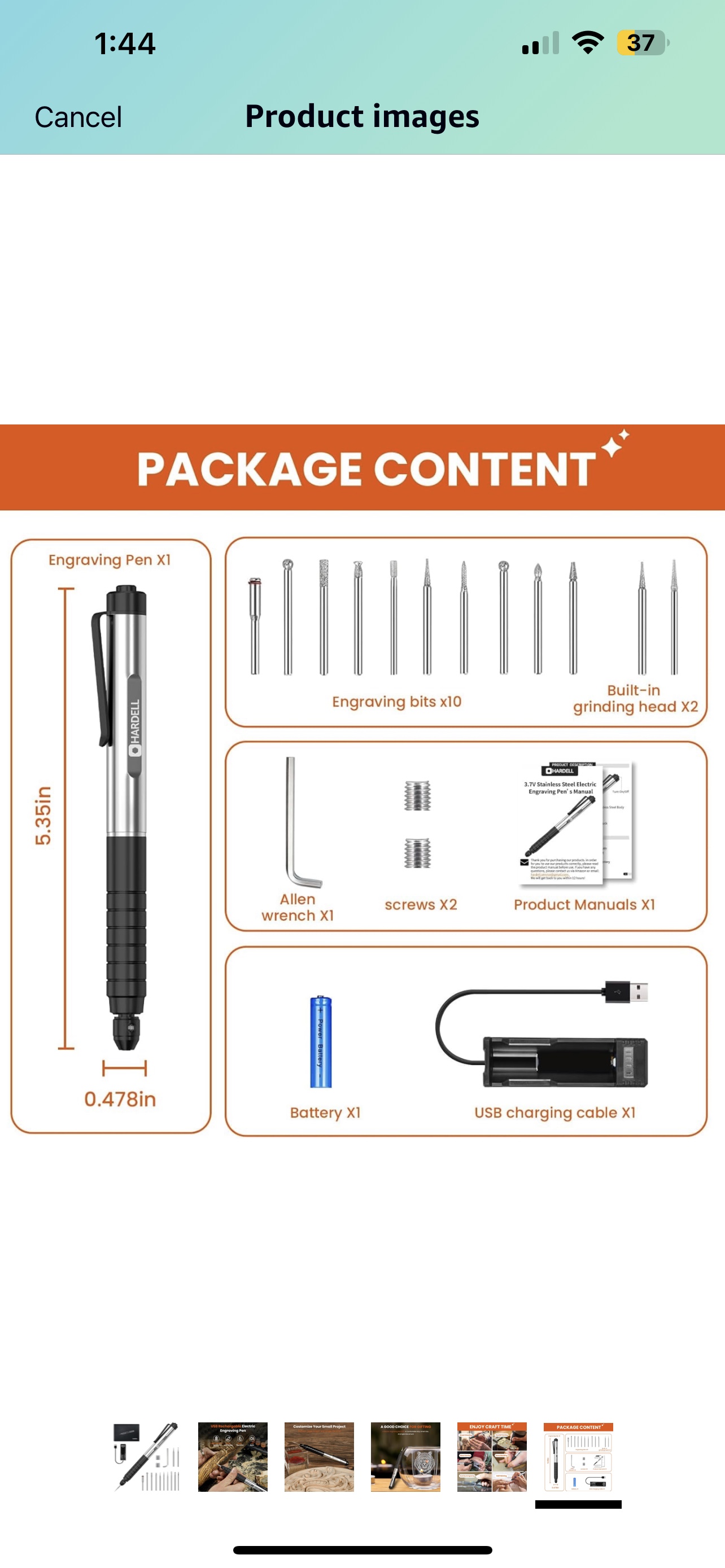 HARDELlA Engraving pen - photo 2