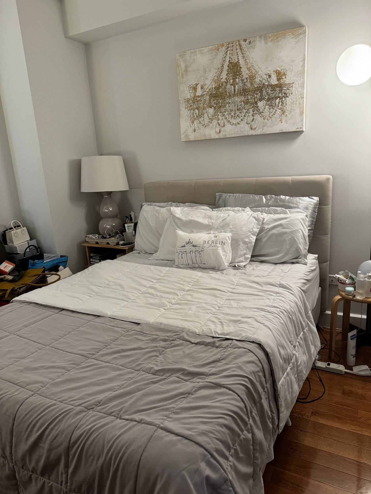 Double size Bed frame and mattress - photo 2
