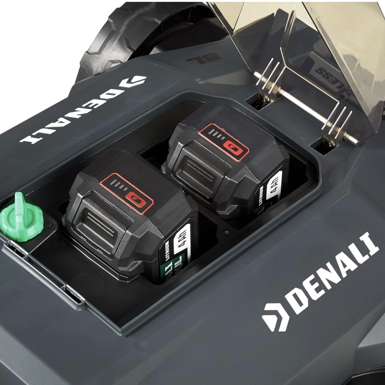 2 x 20V (40V) Brushless 18-Inch Push Lawn Mower Kit image indicator(4)