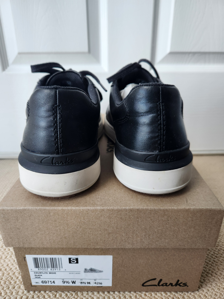 Clarks Courtlite Move Men' Sneakers Black US 9.5 Wide - photo 5