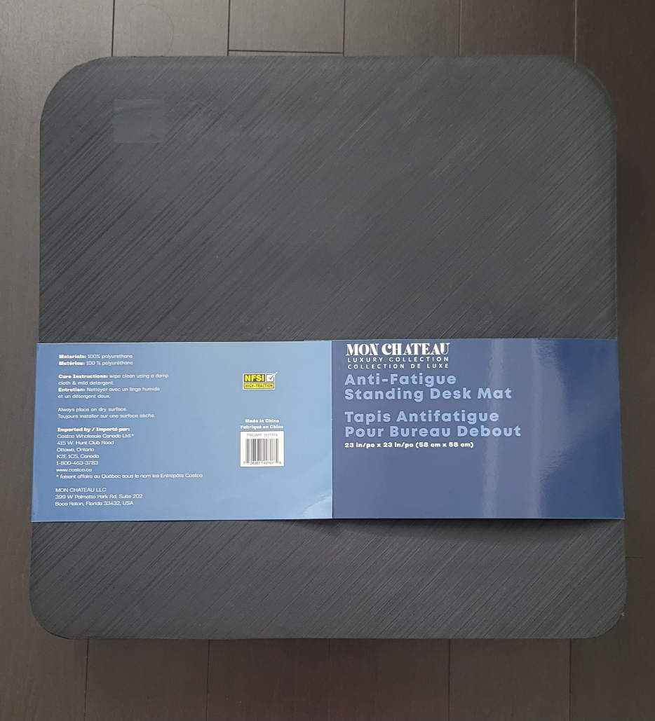 Anti-fatigue standing desk mat - photo 2