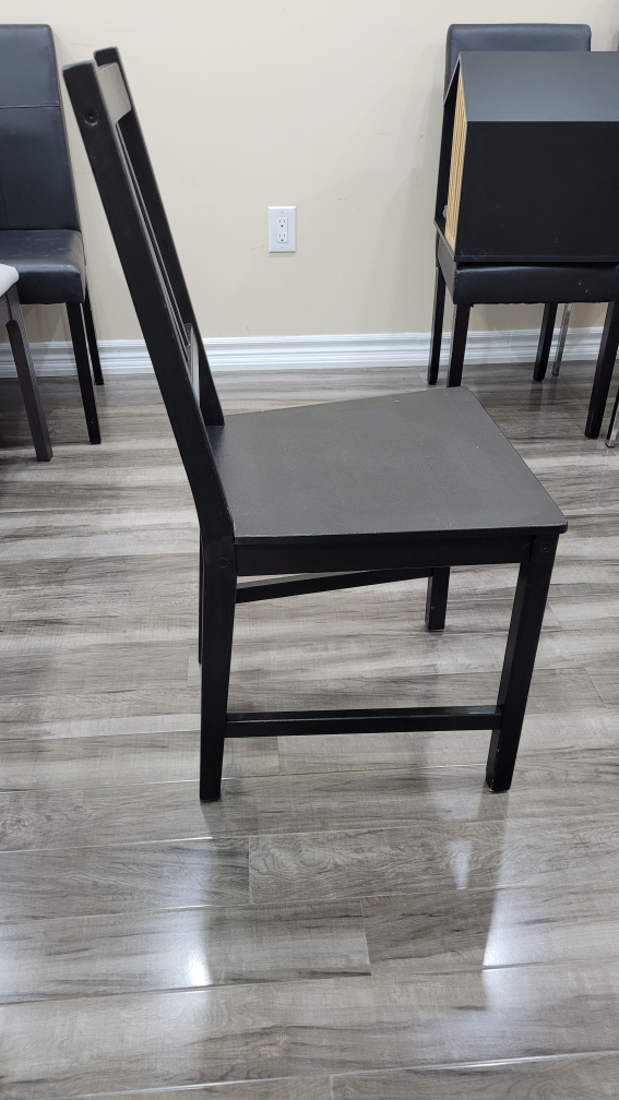 $7 simple black chairs (3 for 20)