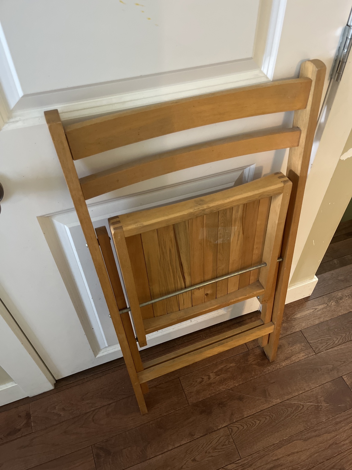 Wooden foldable chair - photo 2
