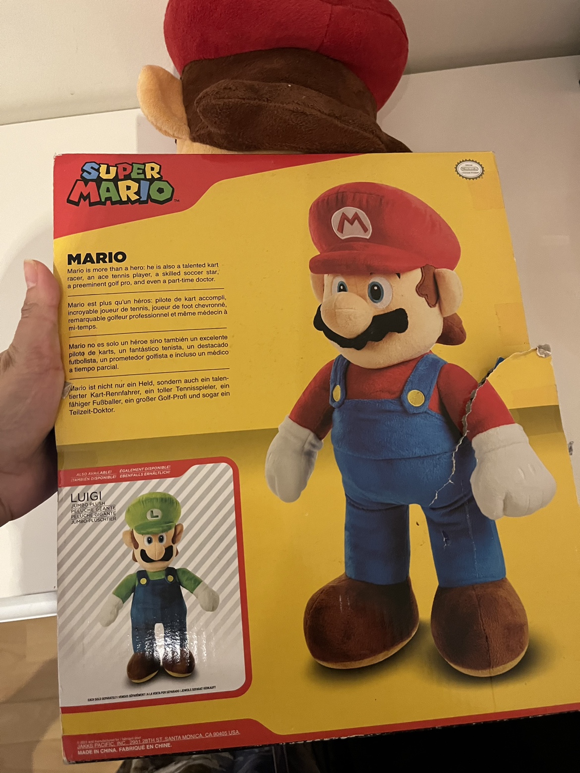 Super Mario Jumbo Plush image indicator(3)