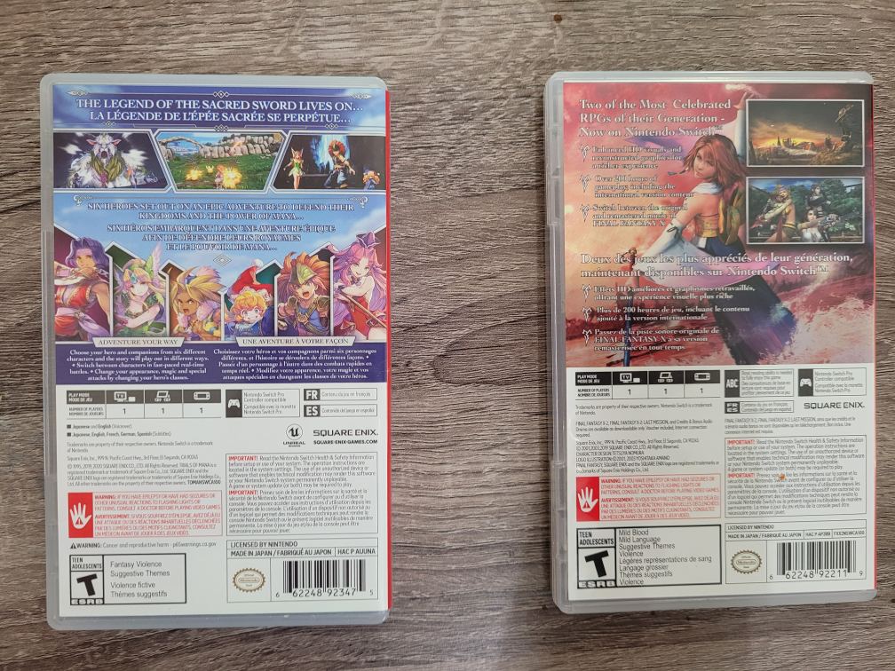NINTENDO SWITCH FINAL FANTASY X/X-2  TRIALS OF MANA - photo 2