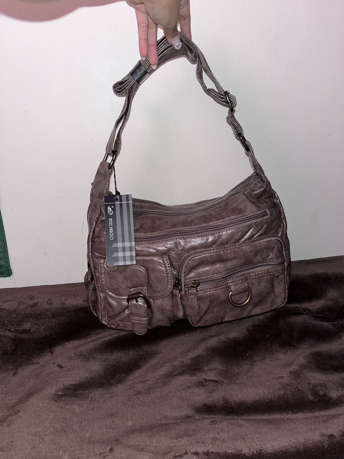 Brand New Angel Barcelo Crossbody Shoulder Bag Purse image indicator(6)