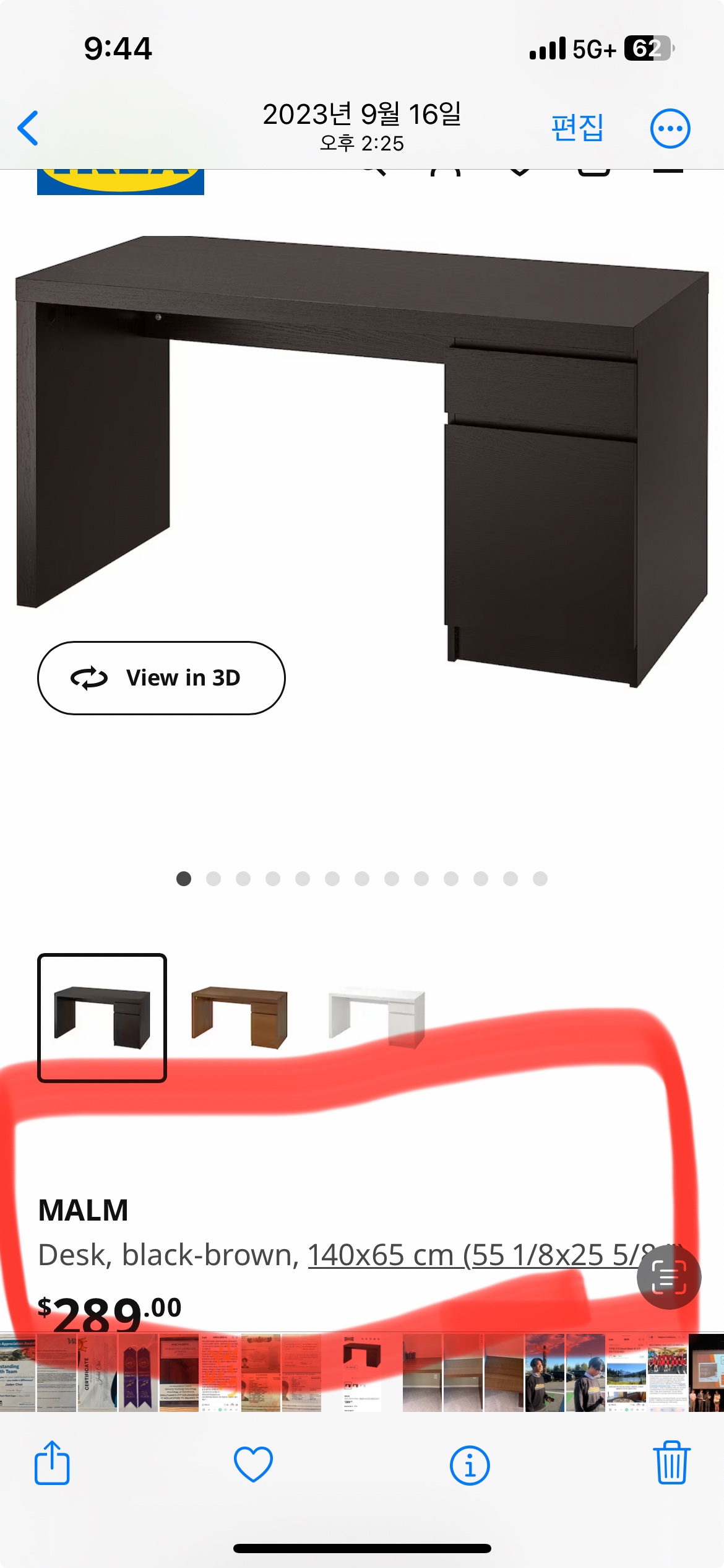 1. Work Desk + Chair - photo 4