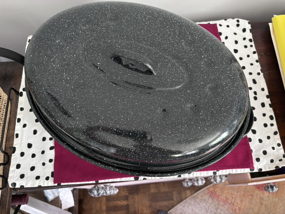 Granite Ware Large 18” roasting pan image indicator(4)