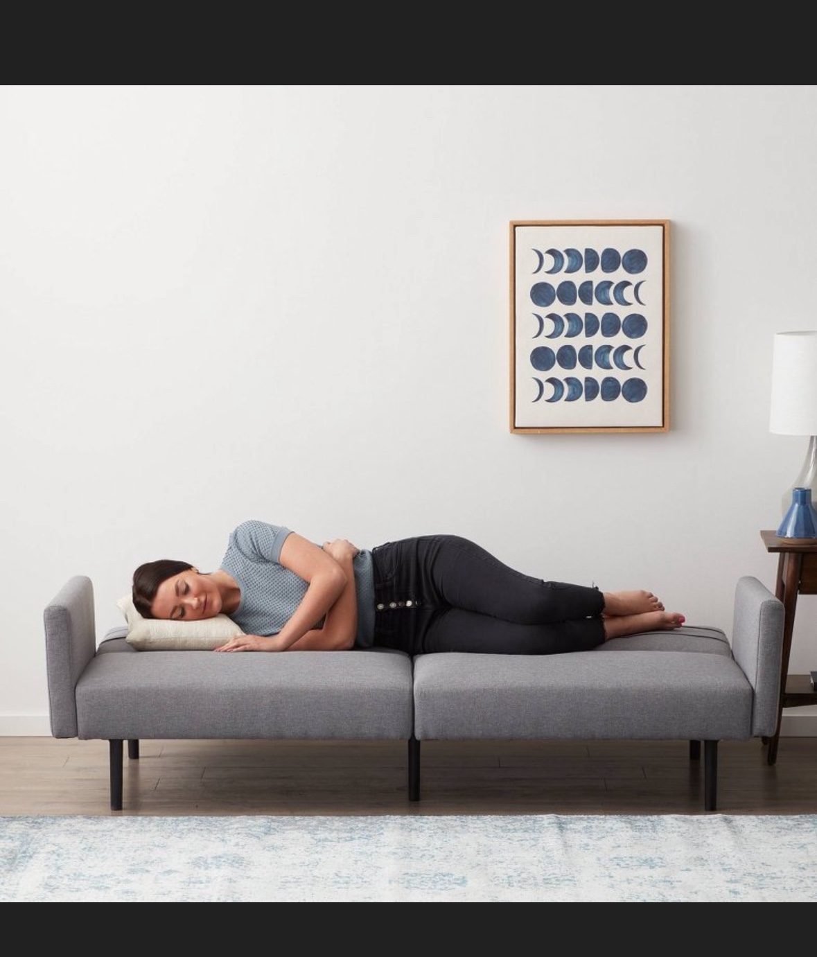 Great Velvet Sleeper Sofa - photo 3