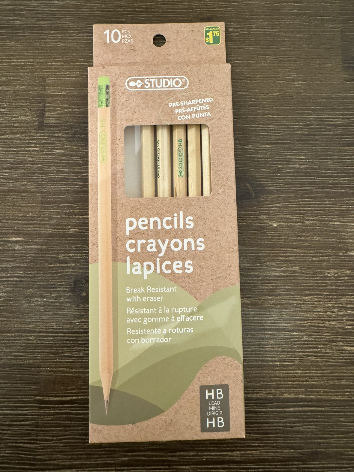 6 pencils + 2 erasers thumbnail