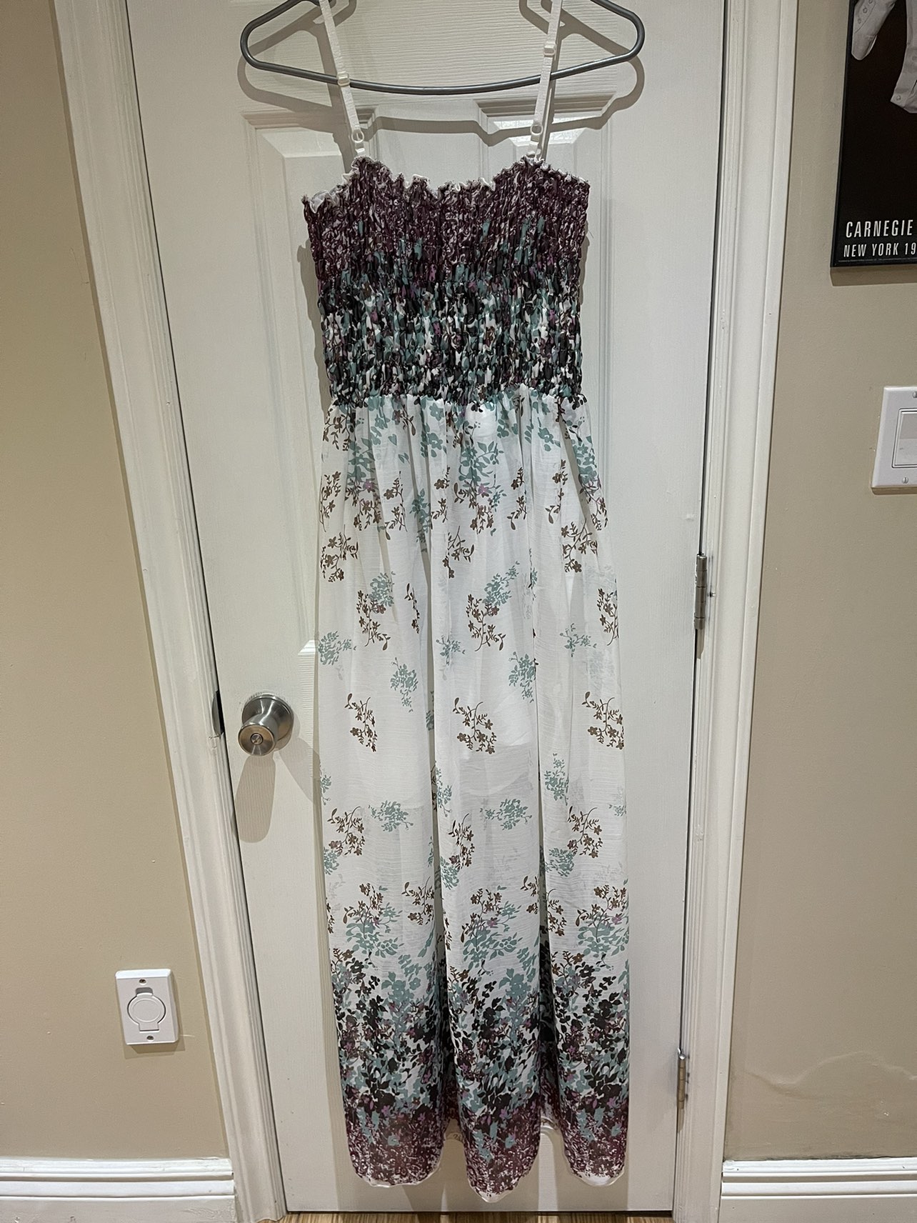White Dress with flowers