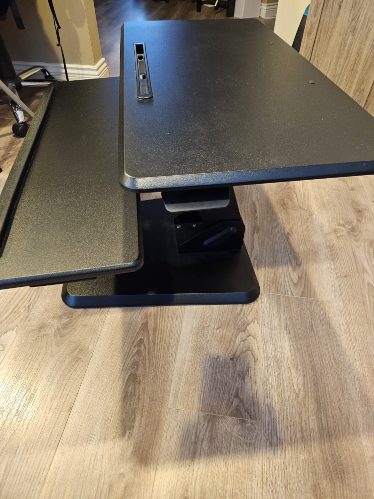 Height adjustable Sit to stand riser image indicator(2)