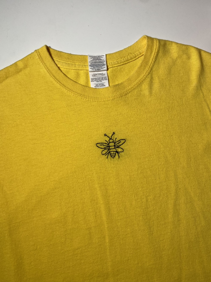 🌸🐝 Cute yellow bee shirt image indicator(2)