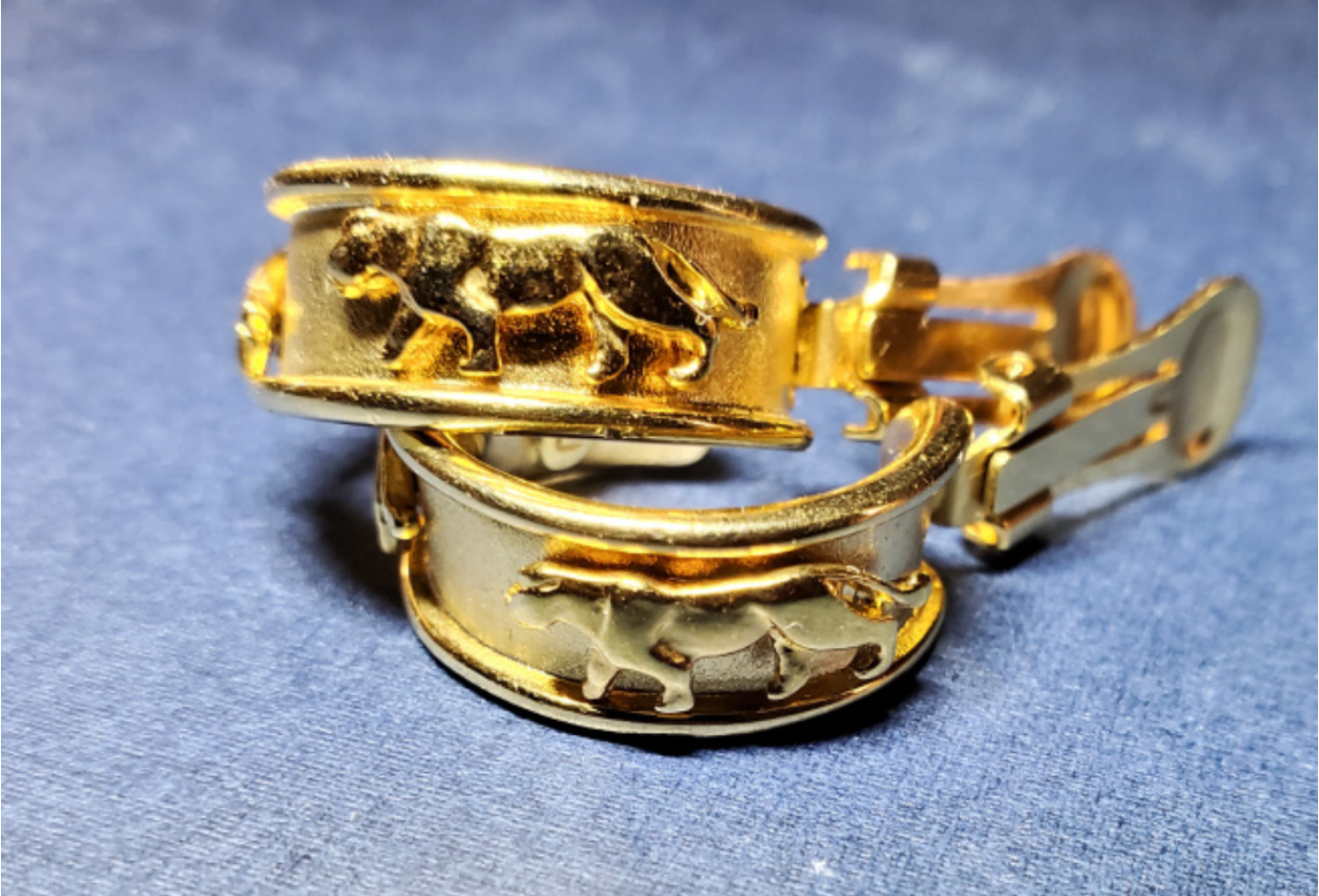 #63 Vtg. 70's-80's Jaguar Earings image indicator(4)